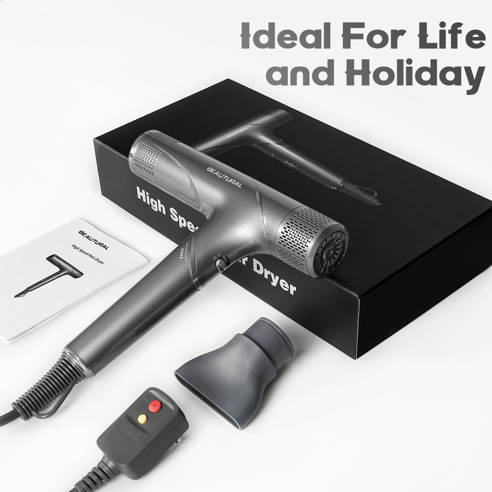Beautural foldable design fits luggage for on-the-go styling.