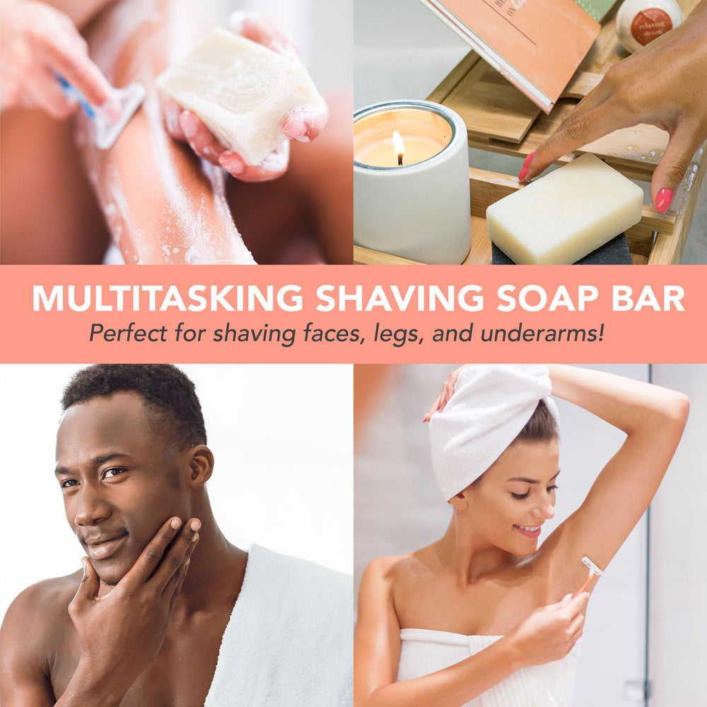 Beauty by Earth shaving bar cedarwood oil highlight for balanced care