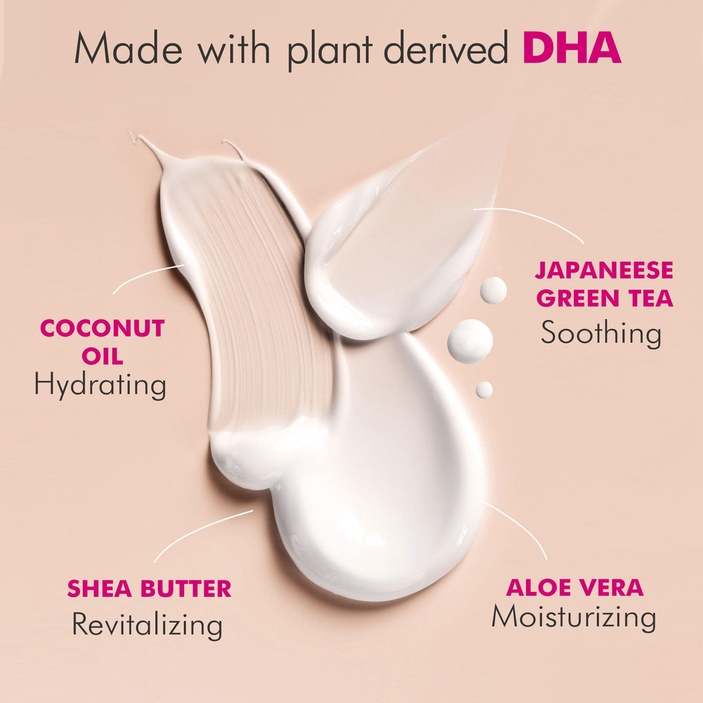 Beauty by Earth dye-free toxin-free ingredients with aloe vera and shea for radiant skin.