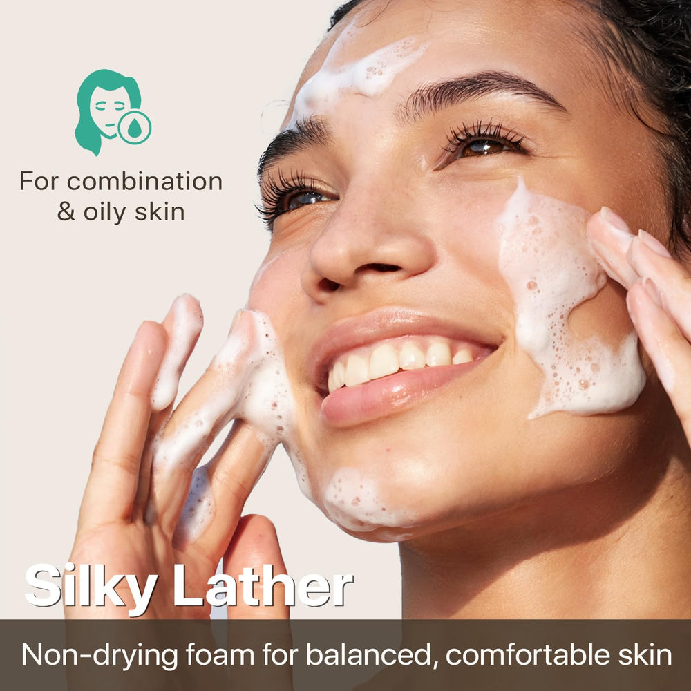 Beauty by Earth foaming face wash made in USA signals quality and small-batch pride.