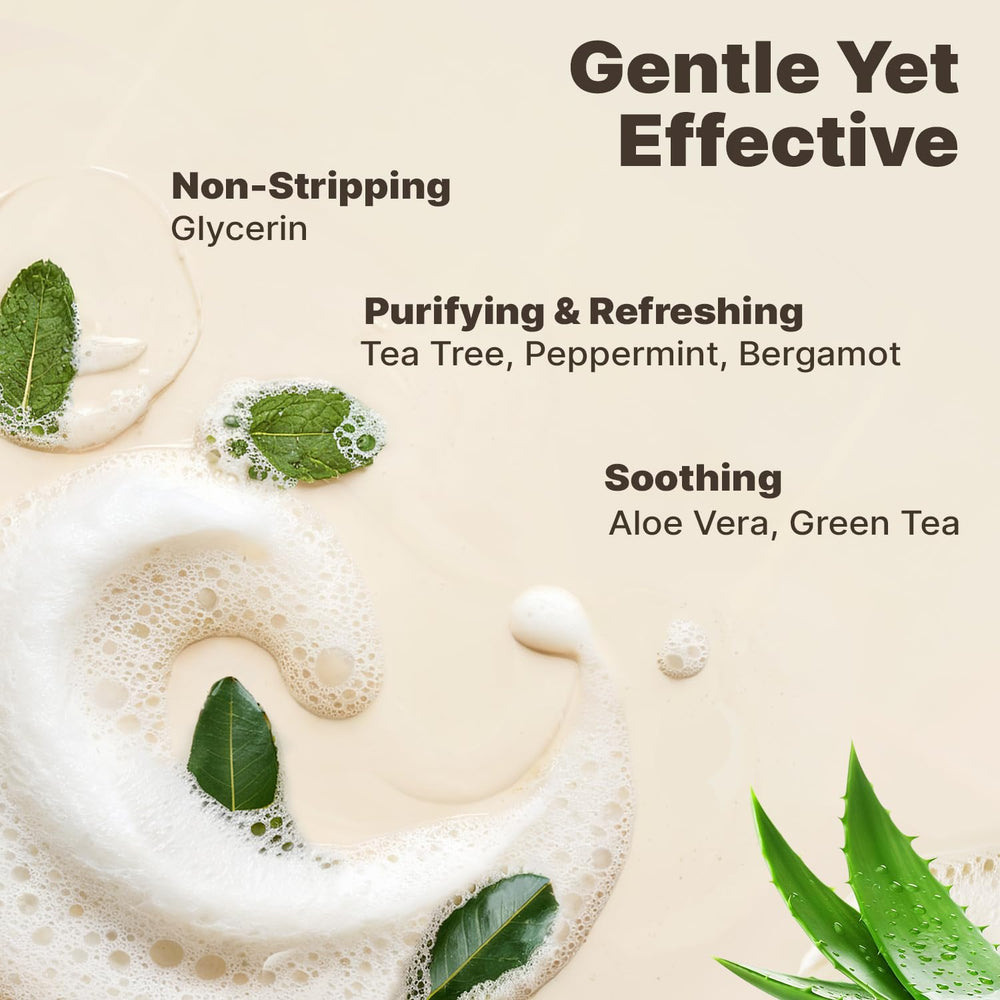 Beauty by Earth foaming face wash vegan cruelty-free appeals to conscious skincare routines.