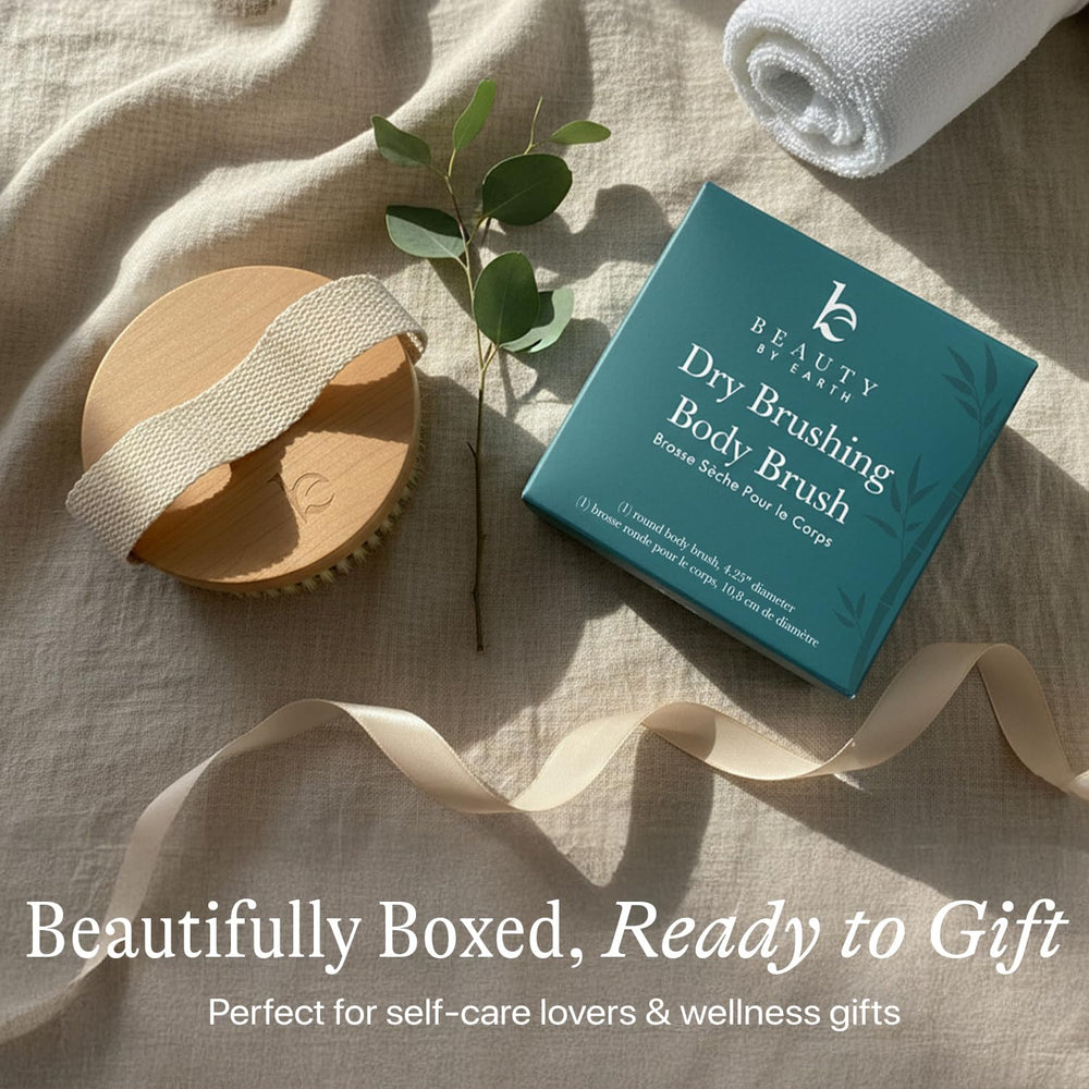 Beauty by Earth gift-ready dry brush for thoughtful skincare routine