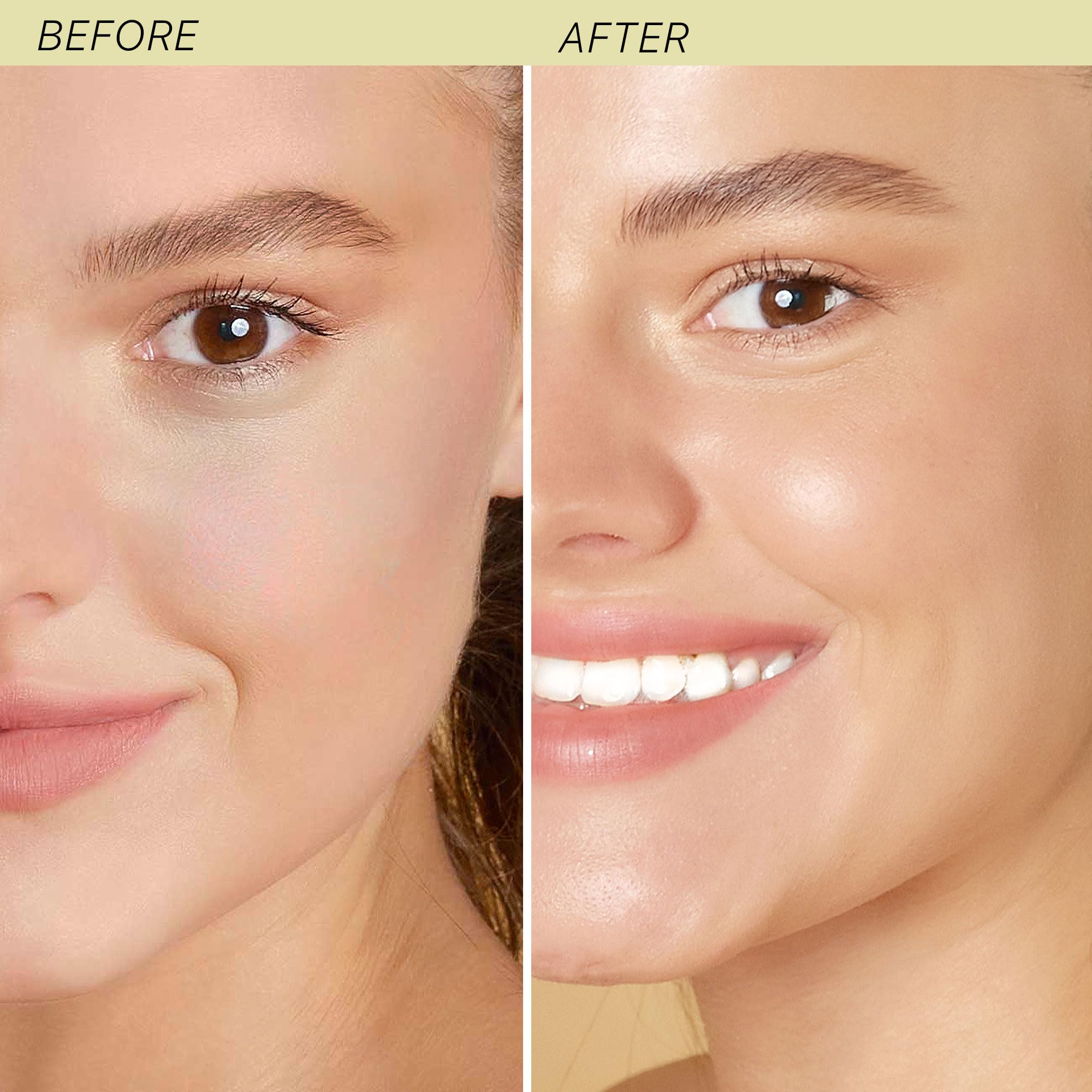 Beauty by Earth USA-made ingredients label highlights glycerin and vitamin E for hydration