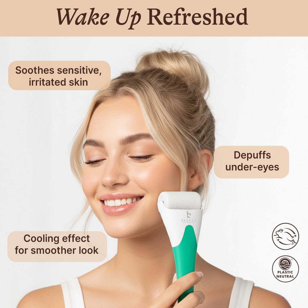 Beauty by Earth ice roller under-eye provides gentle cooling for refreshed eyes