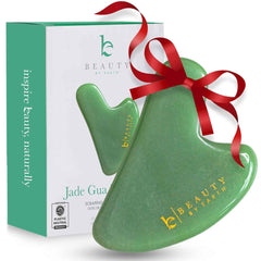 Beauty by Earth Jade Gua Sha for facial massage and jawline sculpting.