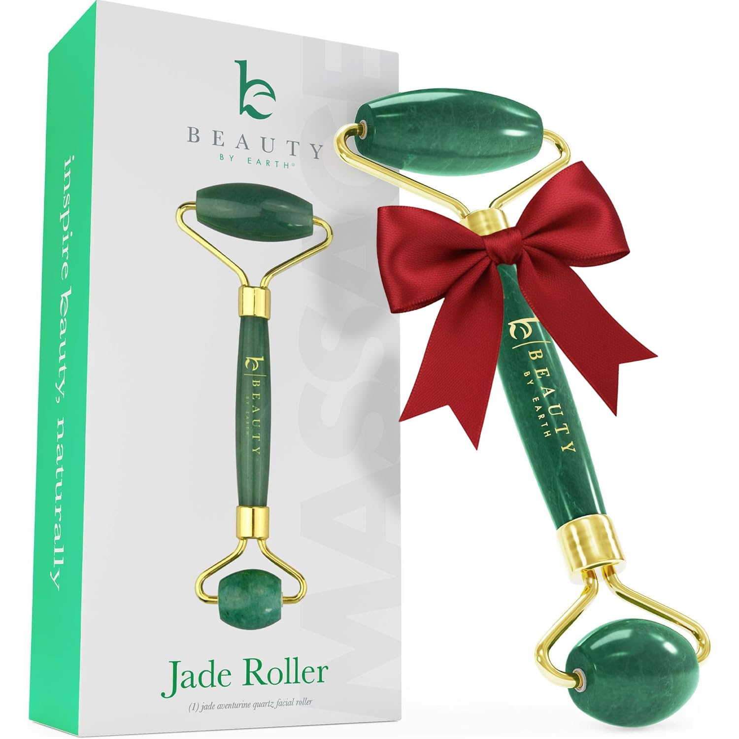 Beauty by Earth jade roller face for smoother skin and better serum absorption