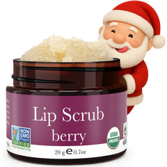Beauty by Earth lip scrub berry tube for daily lip care and hydration