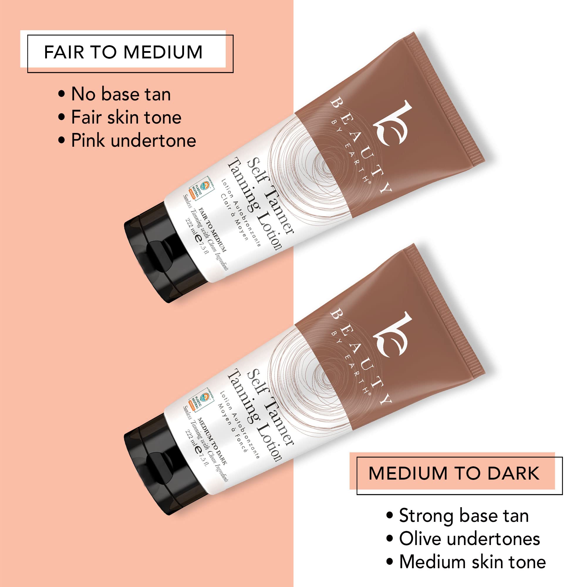 Beauty by Earth finish shows a natural sun-kissed glow