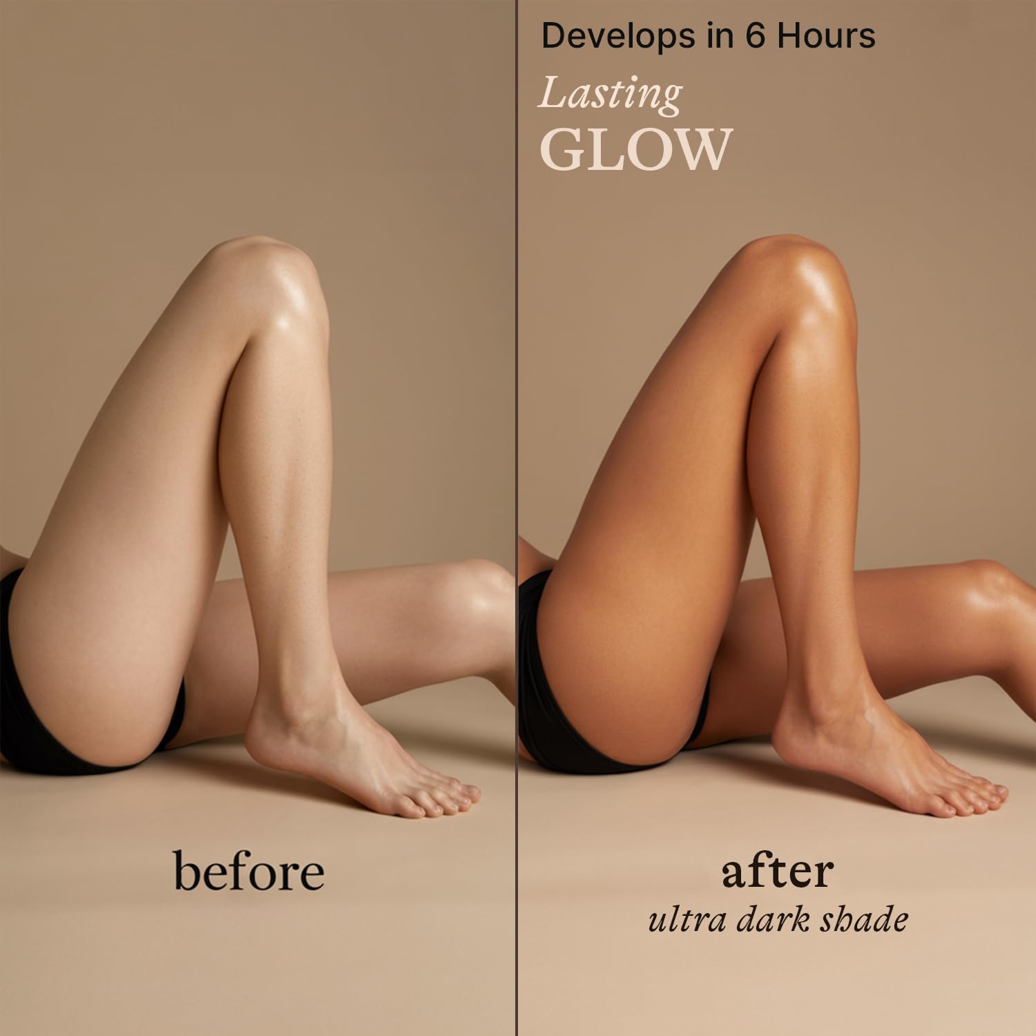 Beauty by Earth Self Tanner Mousse foam-dispense demonstrates quick-drying texture