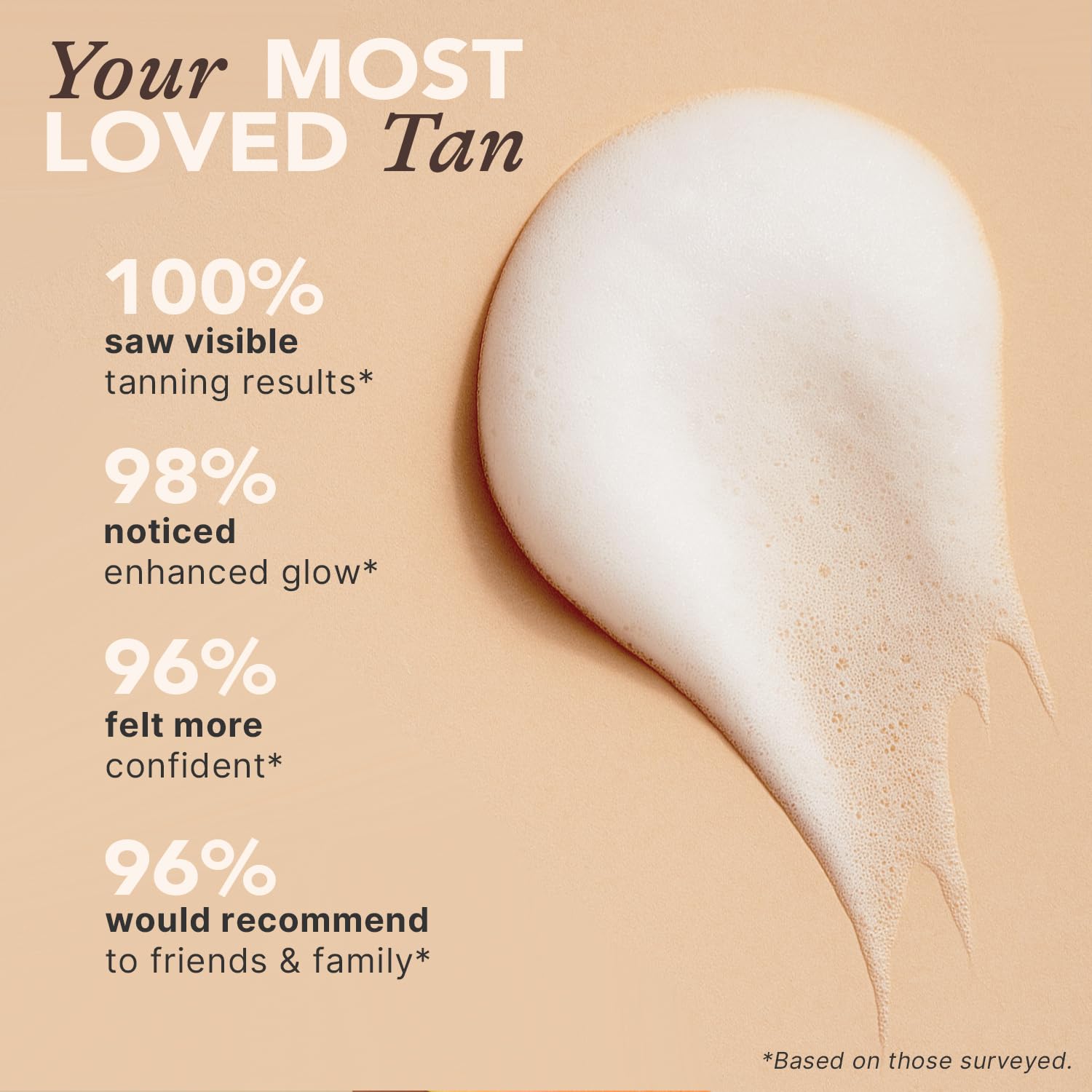 Beauty by Earth Self Tanner Mousse is USA-made with clean organic ingredients.