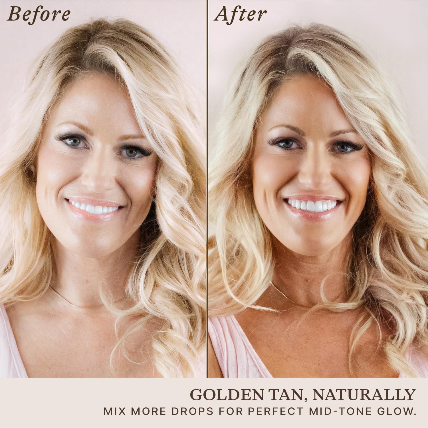 Beauty by Earth self tanning drops bottle pour for easy application