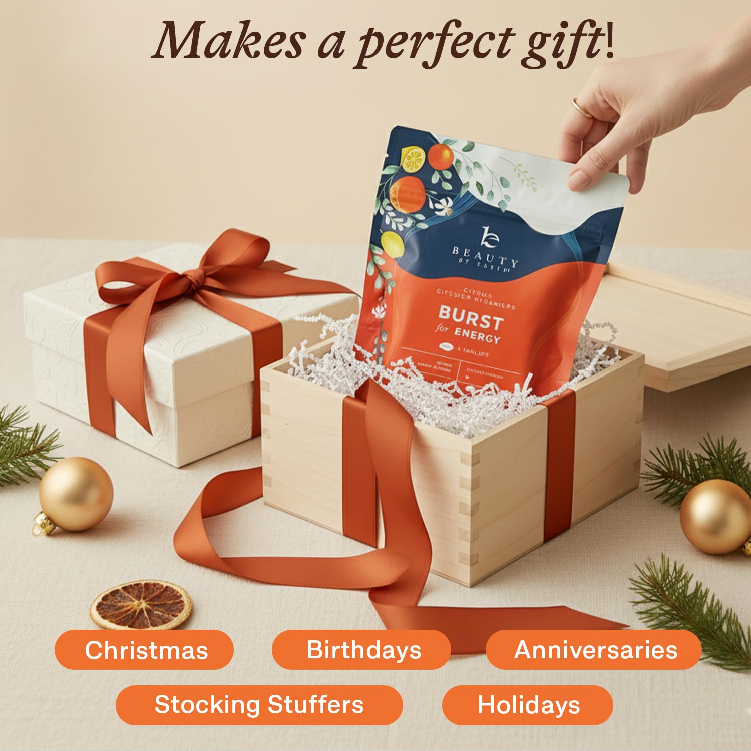 Beauty by Earth gift-ready steamers are perfect stocking stuffers.