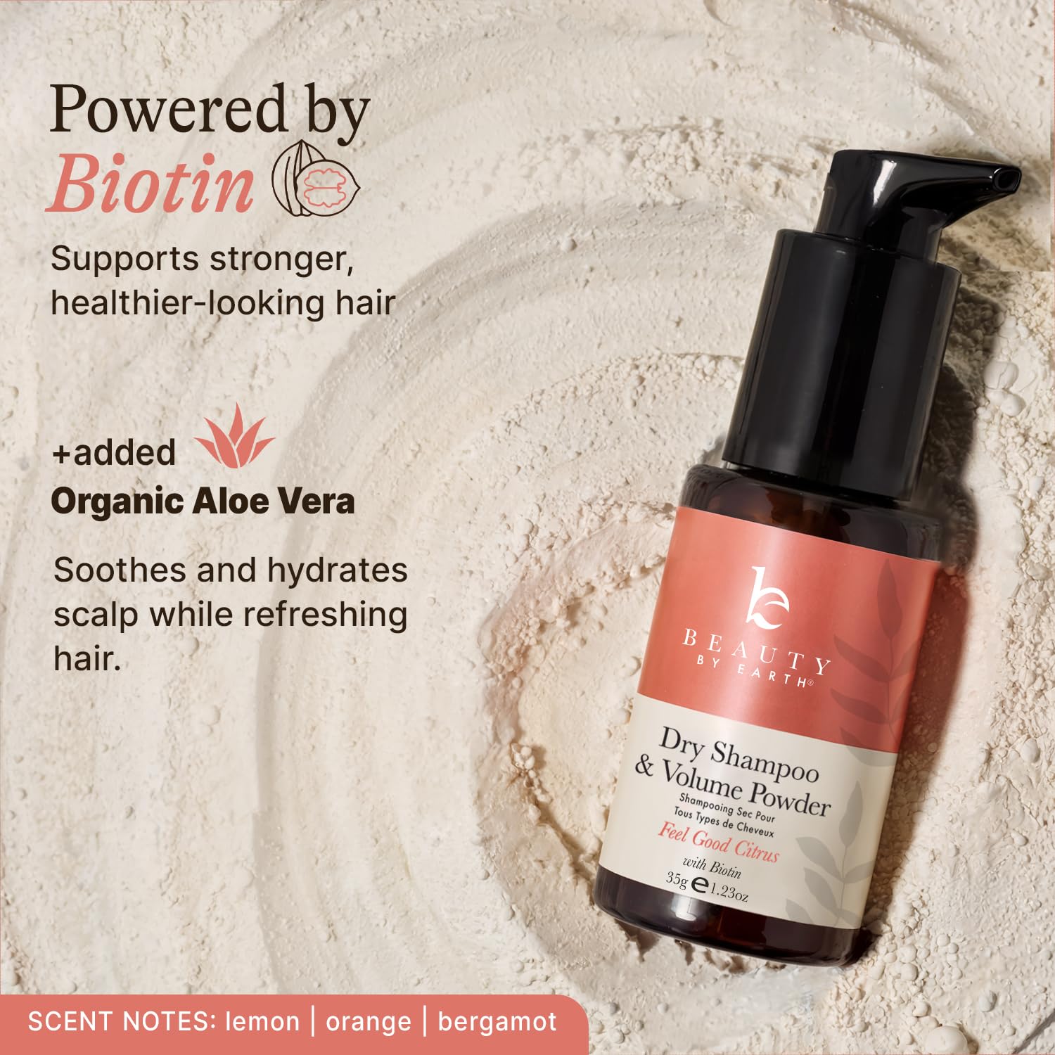 Beauty by Earth travel-friendly dry shampoo fits in bags.