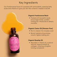 Beauty Glow face oil texture on skin with dewy finish and even tone.