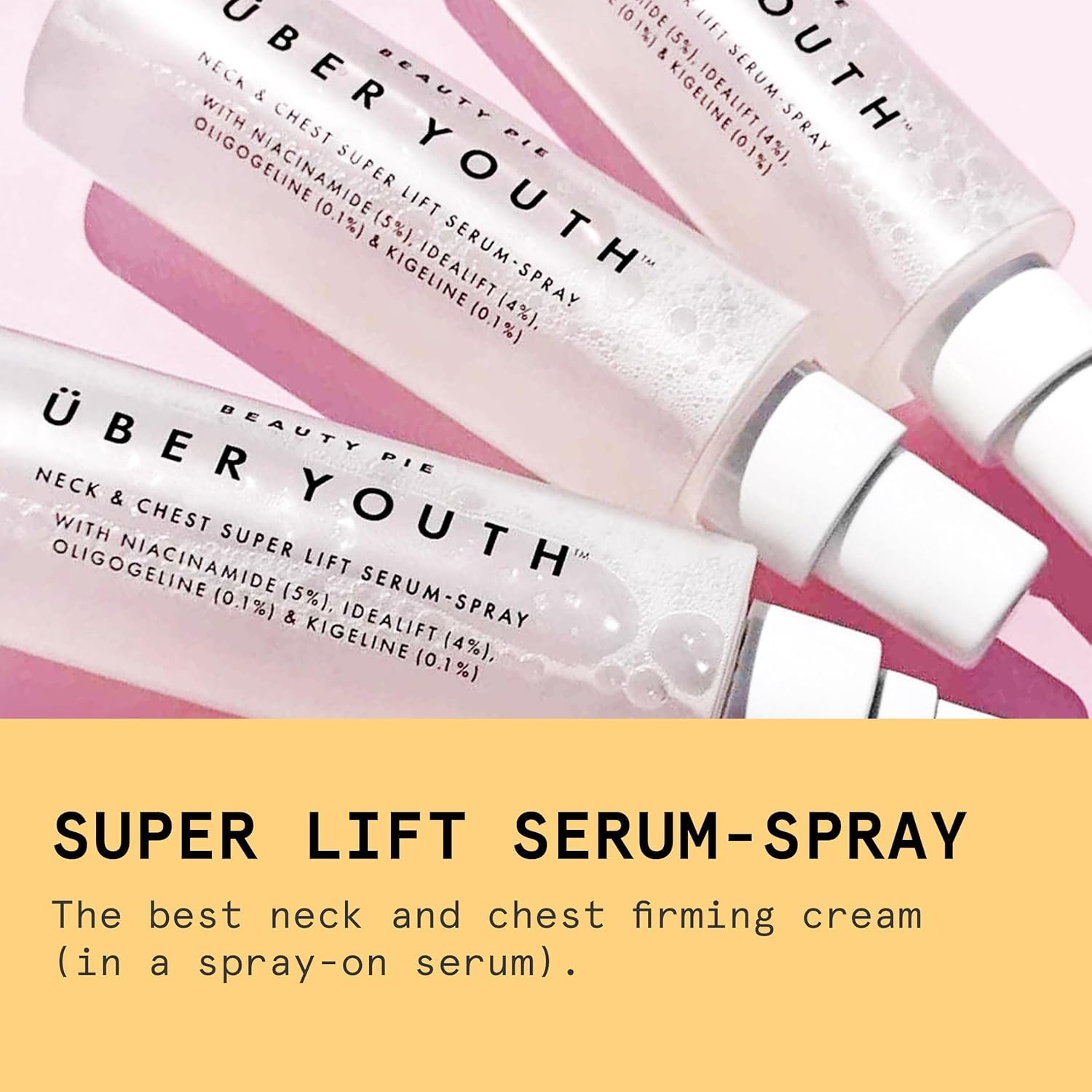 Beauty Pie Uber Youth neck-chest serum-skin routine fits into morning and evening care