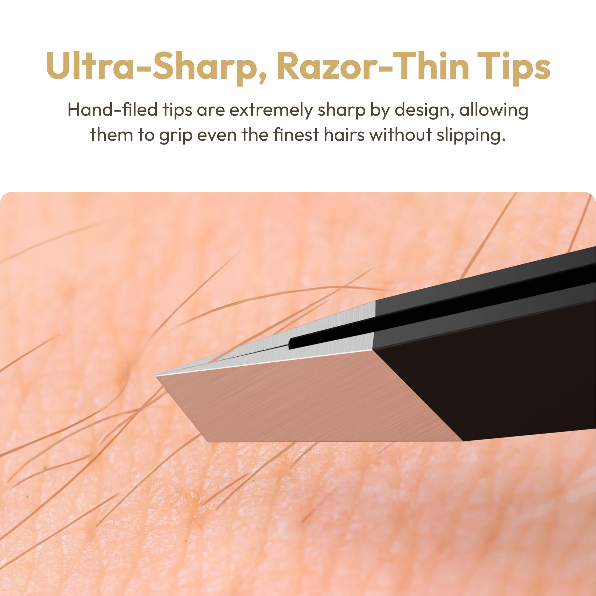 Beauty Power ingrown hair removal tweezers target ingrown hairs safely for cleaner skin