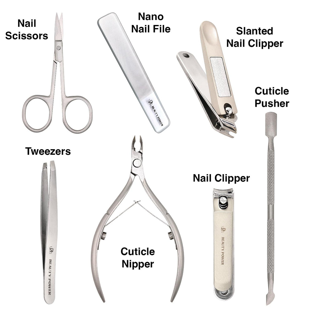 Beauty Power nano nail-file for fast, smooth filing and edge refinement.