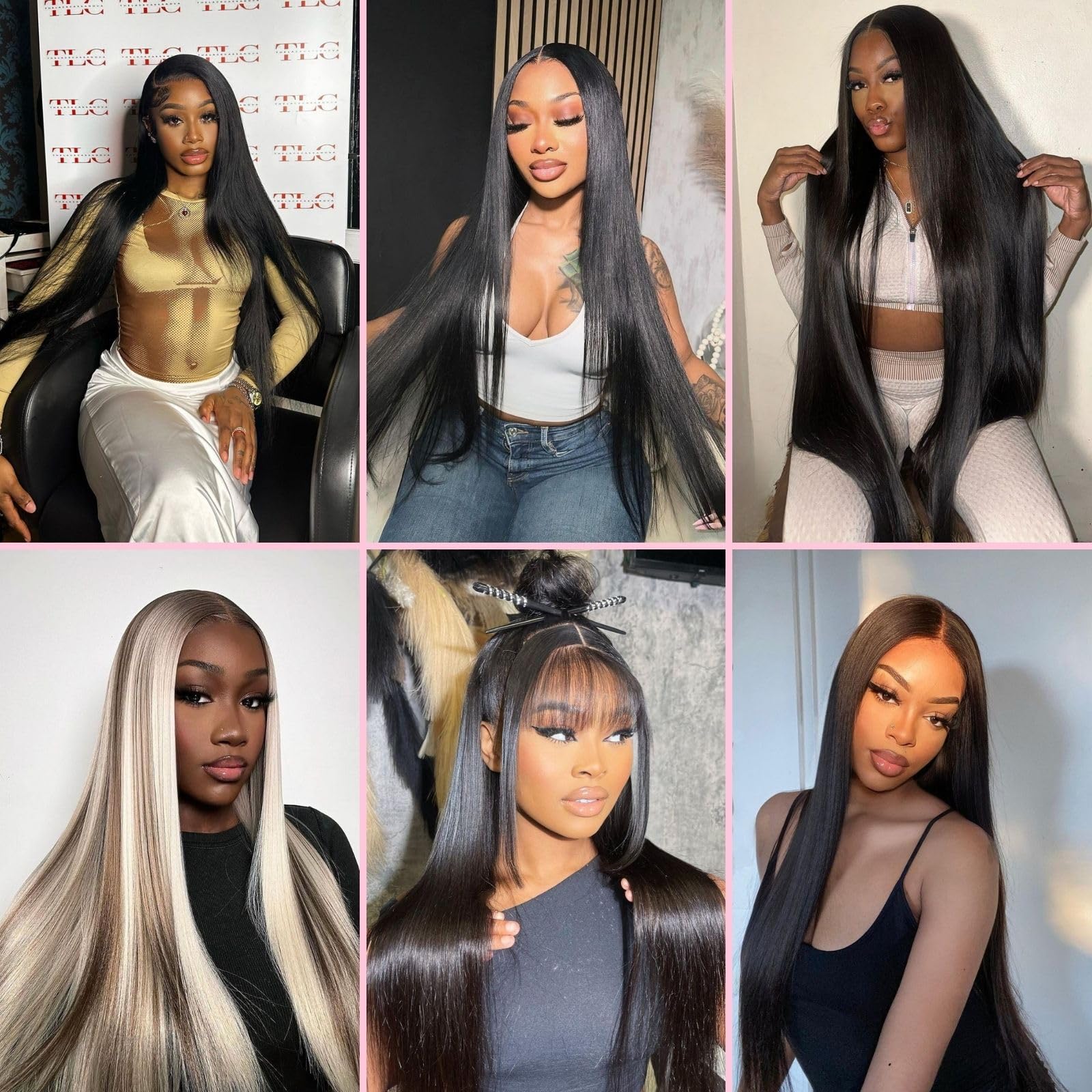 Beauty Queen hand-tied ends straight bundles natural black option enhances smoothness