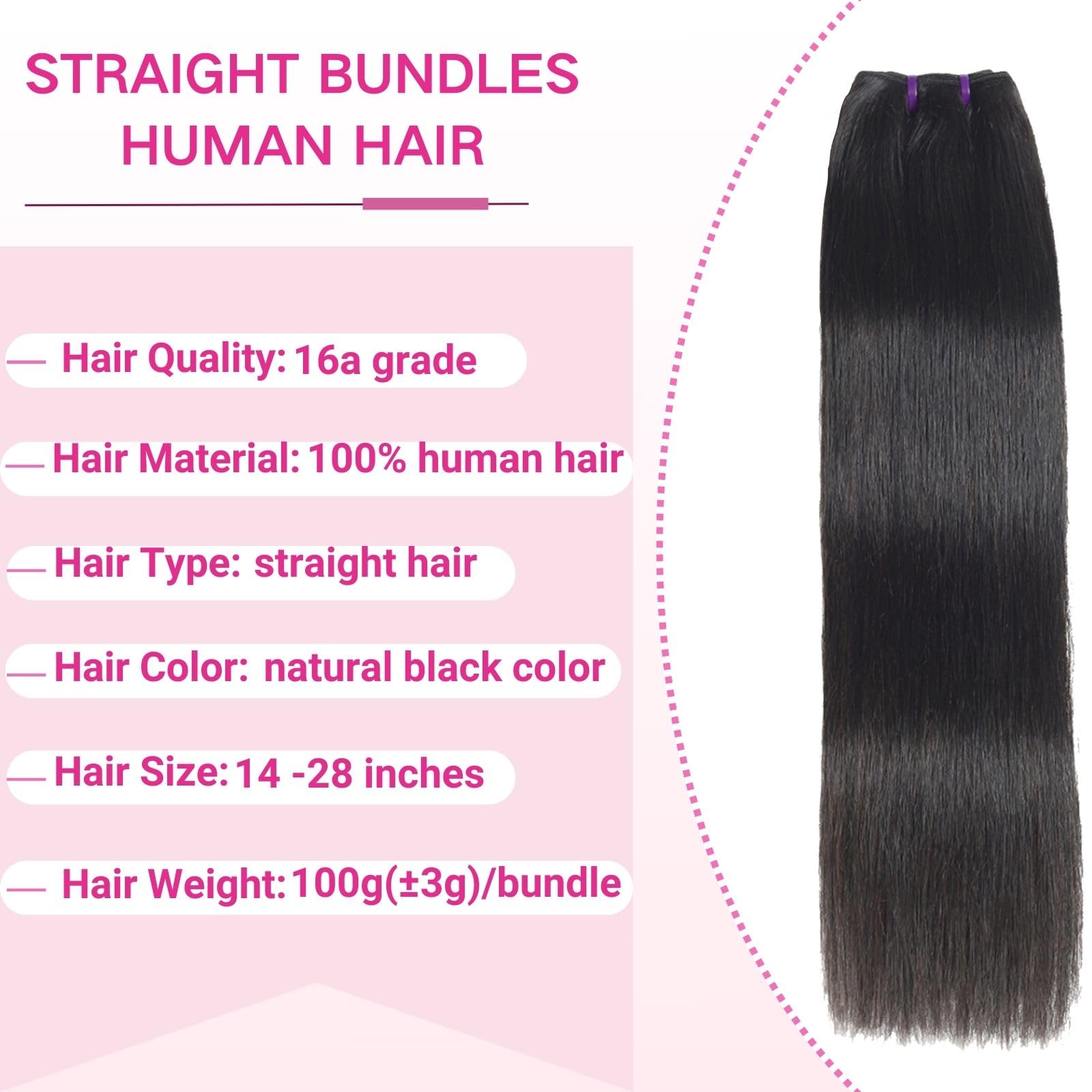 Beauty Queen natural black bundles density closeup demonstrates full thickness