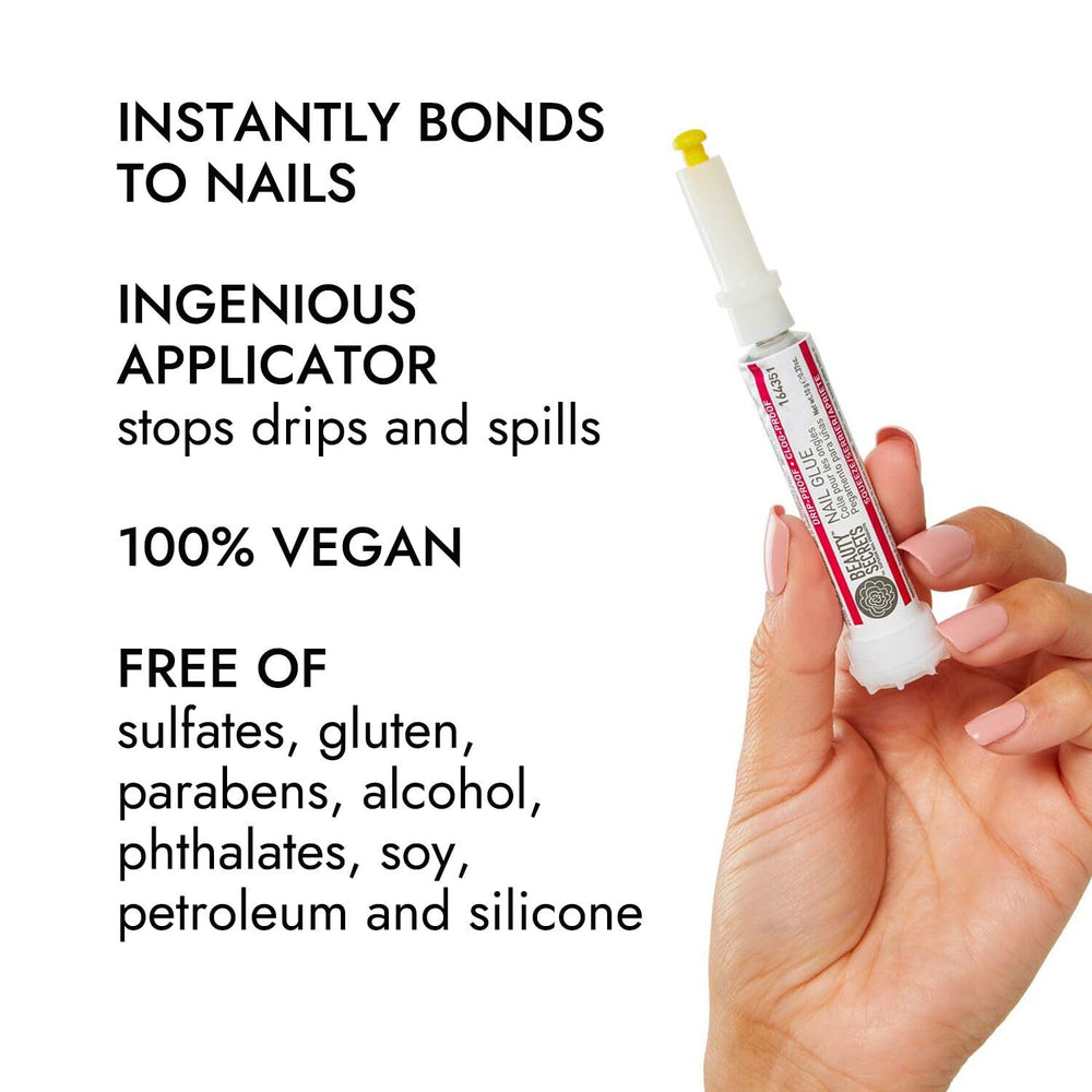 Beauty Secrets cap closed shows spill-free storage and ready-to-use packaging