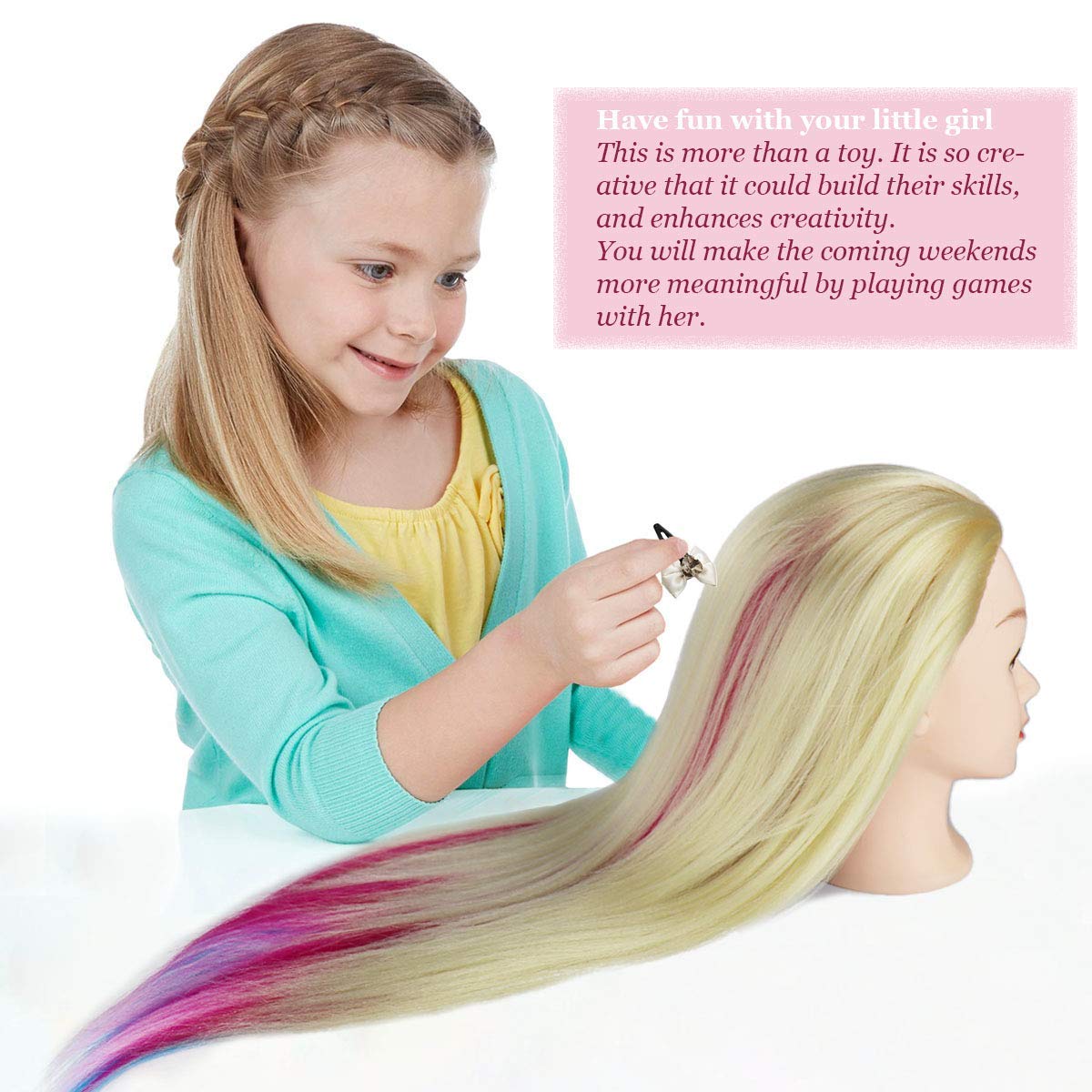 Beauty Star 100% synthetic hair with dense thickness for versatile styling