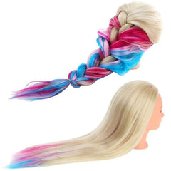 Beauty Star 29-inch mannequin head on table clamp for stable styling