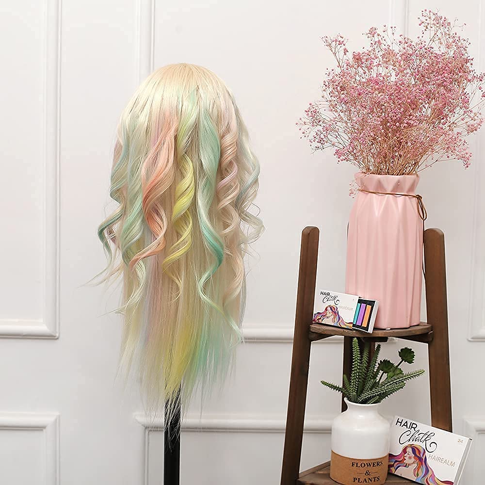 Beauty Star mannequin head with clamp stand included for stable studio practice