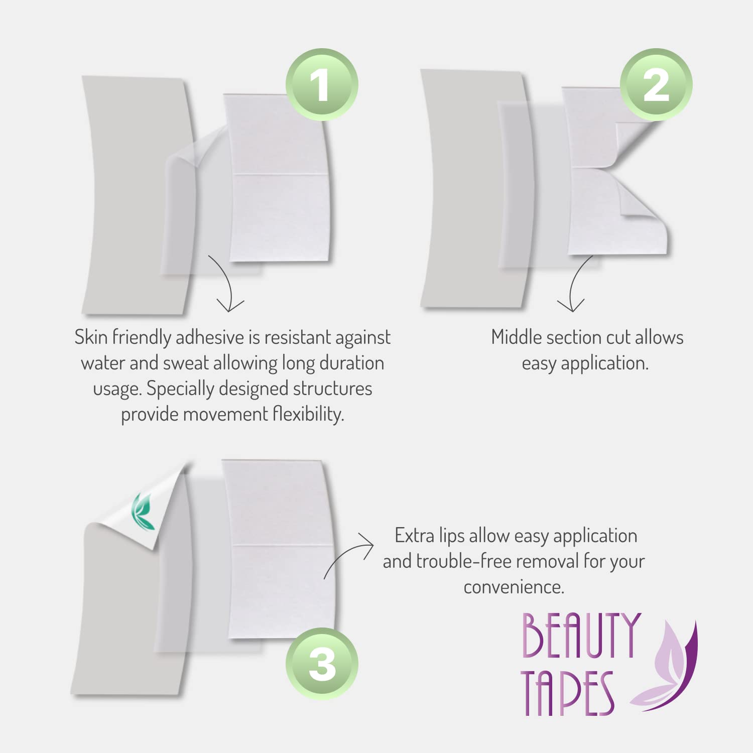 Beauty Tapes EARLAP MaxHold all-day hold supports confident wear through daily activities.