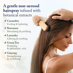 Beauty Without Cruelty Natural Hold label detail highlights vegan and cruelty-free credentials.