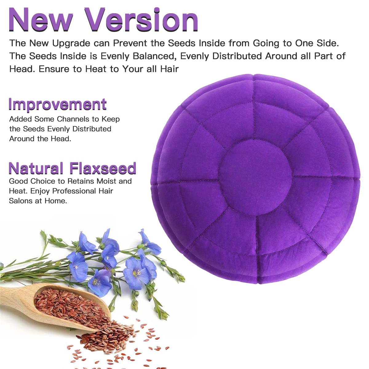 Beautybaby non-electric easy-to-use cordless cap in microwave-ready fashion
