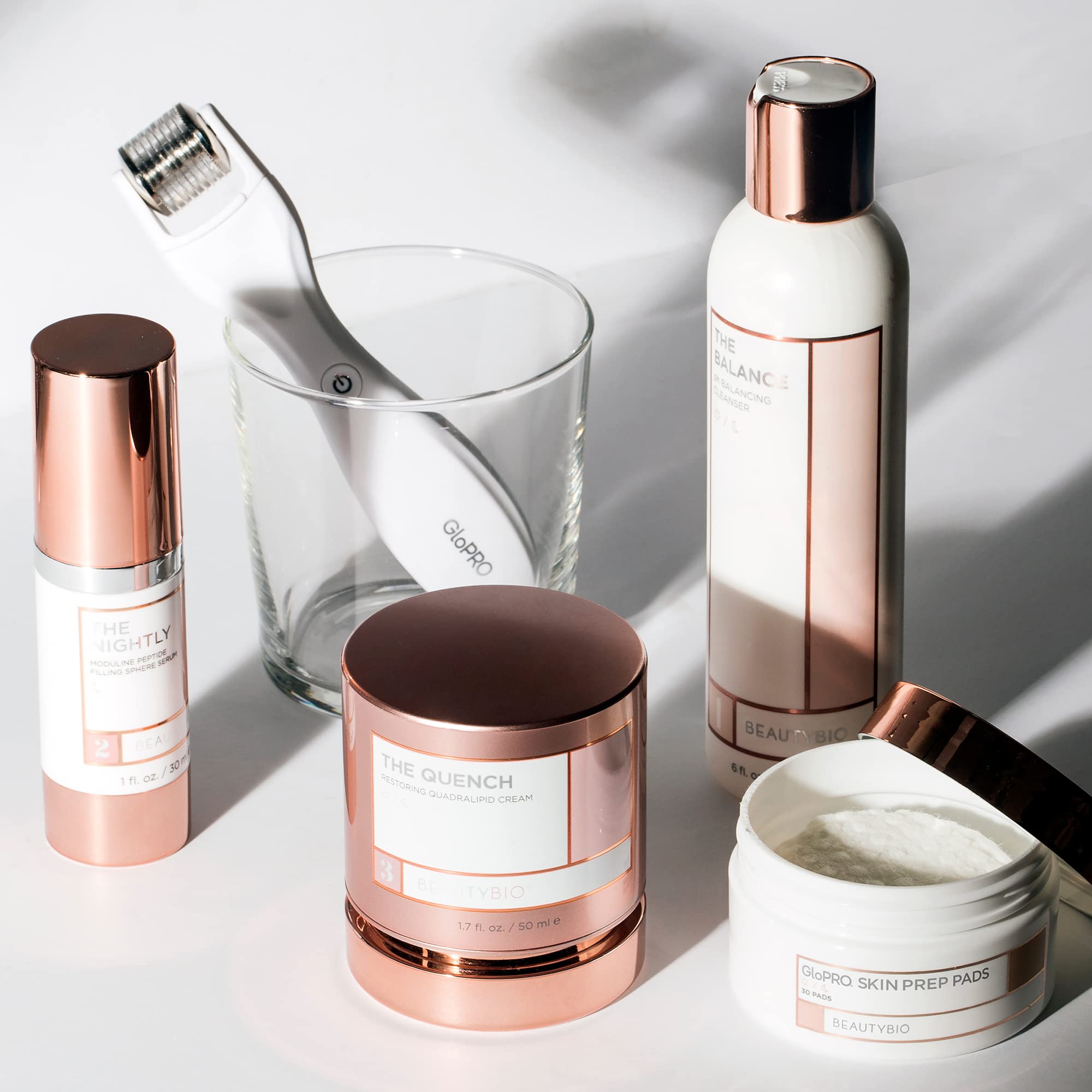 BeautyBio Balance ginger and oat extract close-up highlights soothing natural ingredients for redness calm