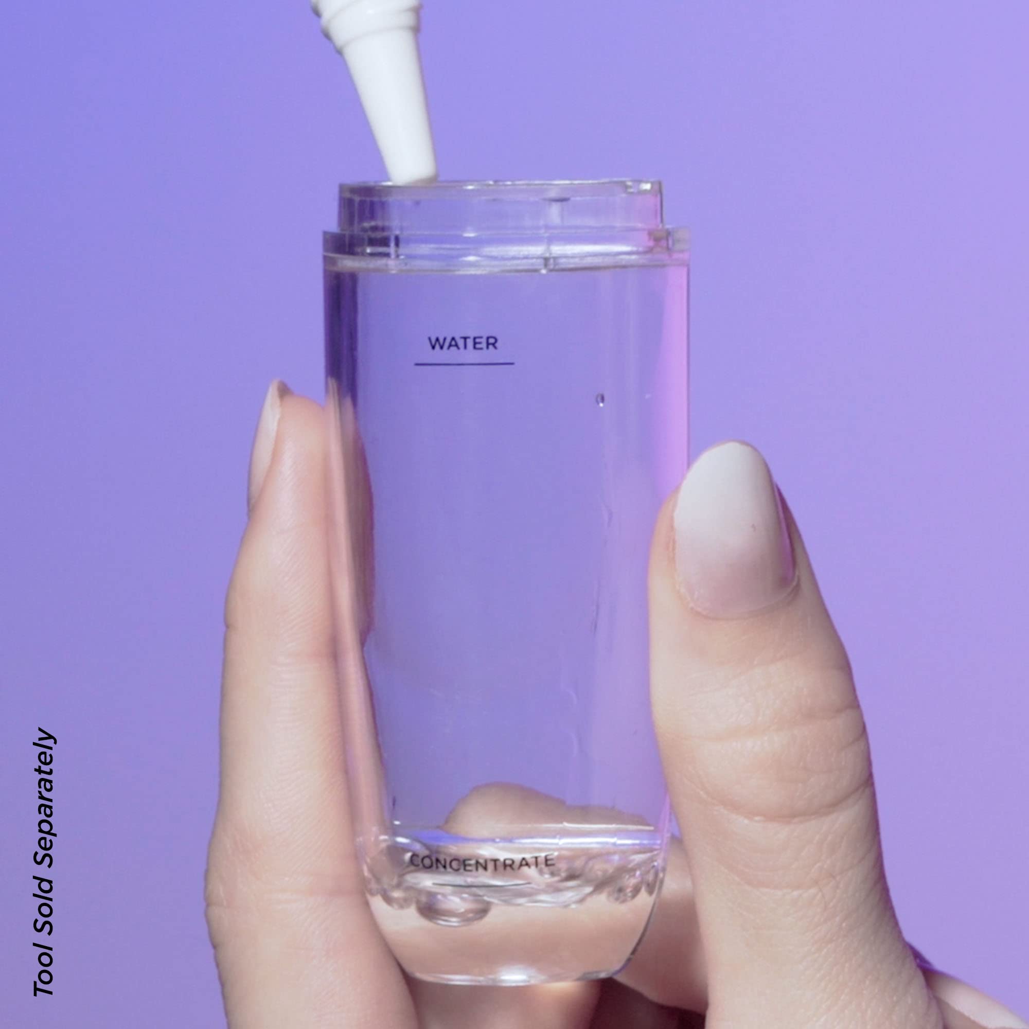 BeautyBio GLOfacial cica and green tea ingredients close-up signaling antioxidant support.