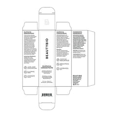 BeautyBio GLOfacial concentrate application swatch demonstrates quick resurfacing and hydration.