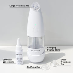 BeautyBio GLOfacial large treatment tip for thorough cleansing