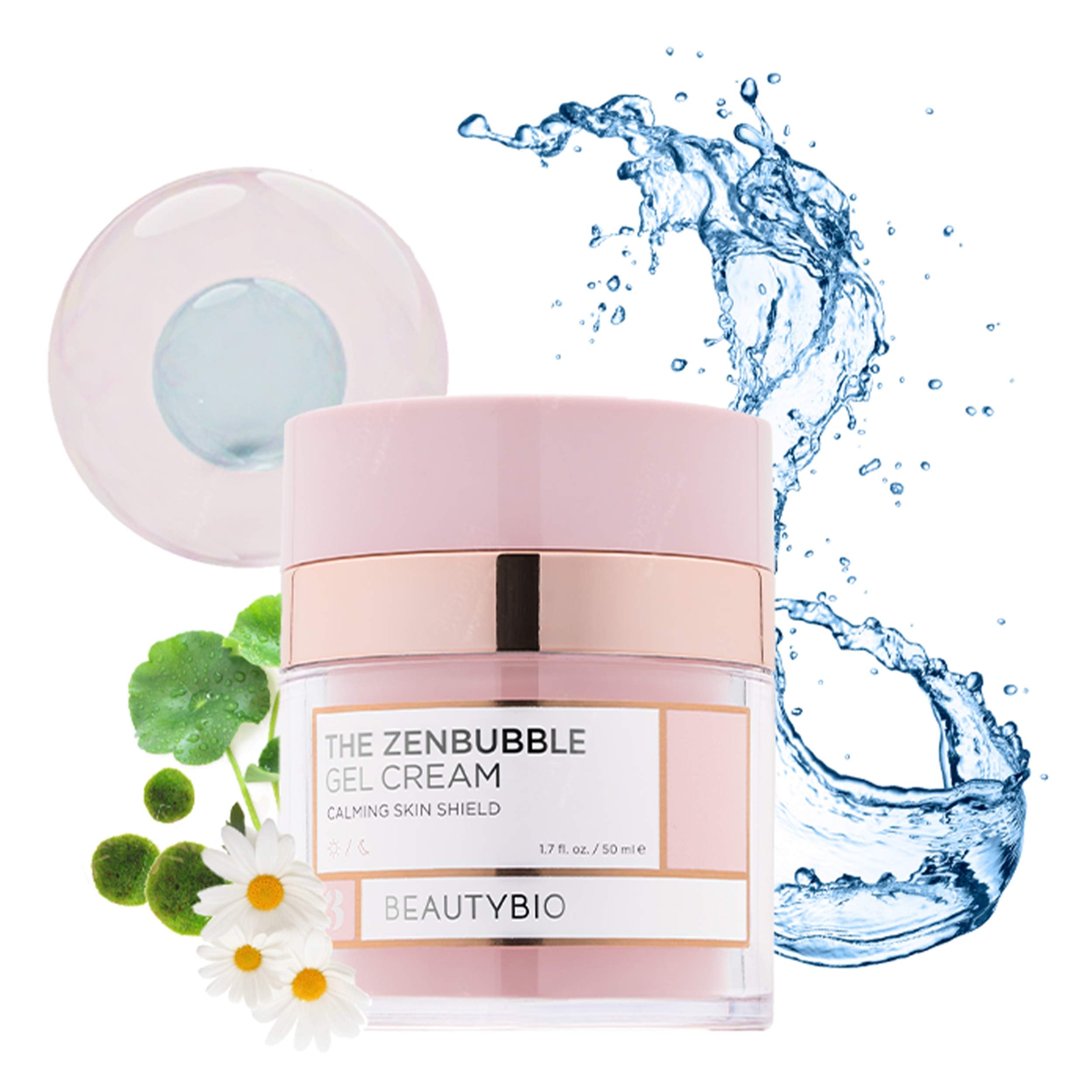 BeautyBio ZenBubble outer bubble diagram illustrating oil control