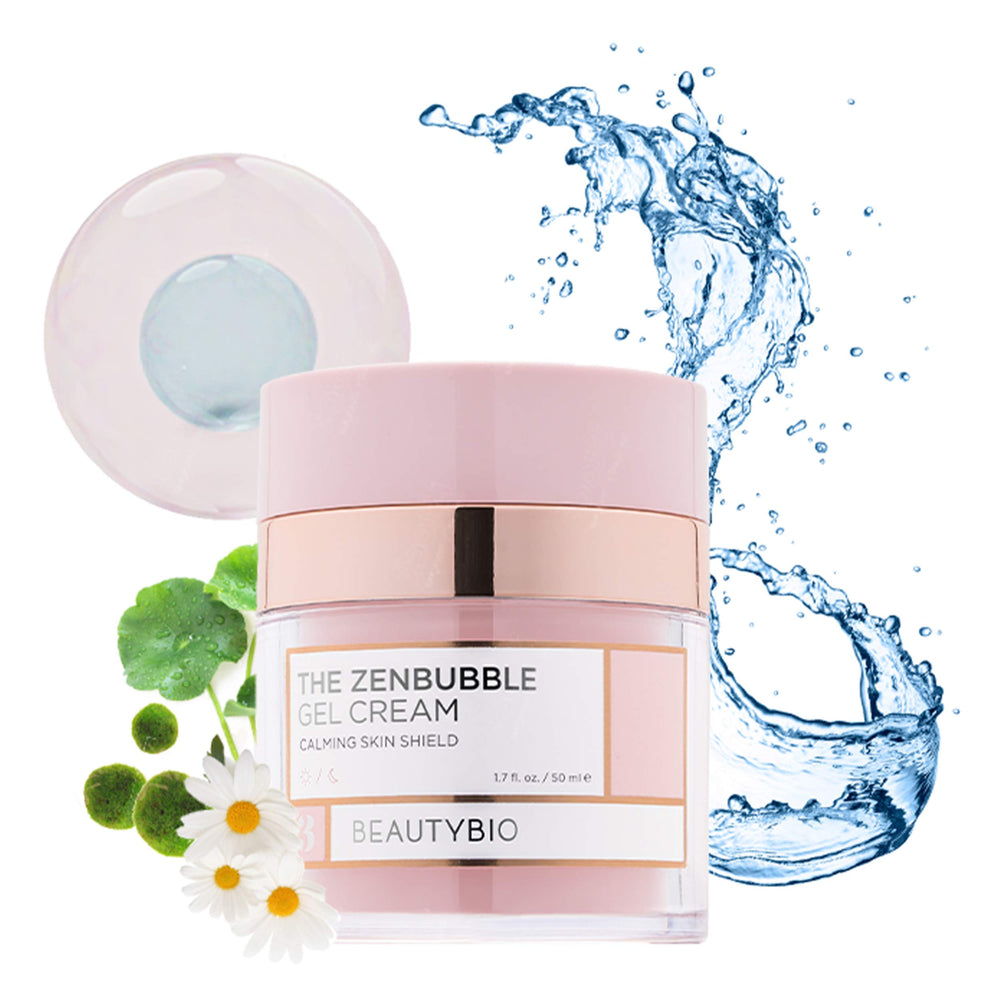 BeautyBio ZenBubble outer bubble diagram illustrating oil control