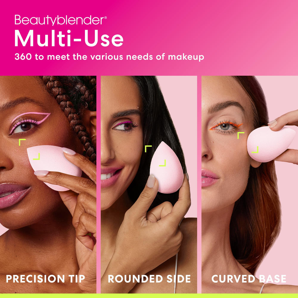 Beautyblender Bubble precision-tip enables targeted concealer and contour.