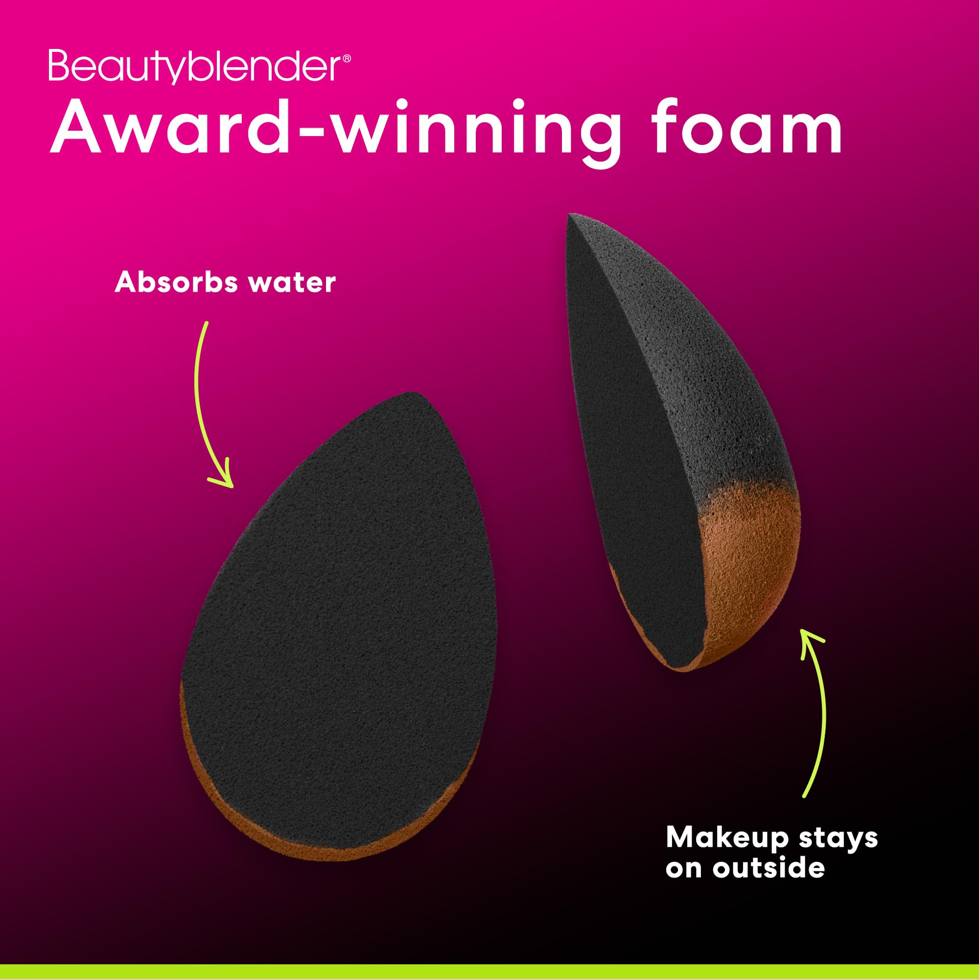 Beautyblender Micro Mini Pro Black USA-made label