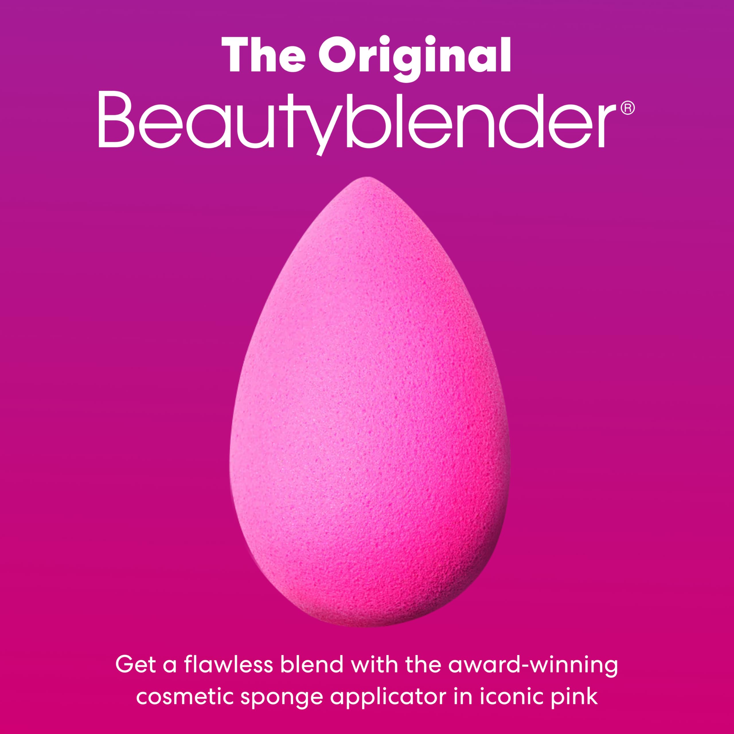 Beautyblender Original Pink sponge precision tip enables targeted concealer and contour