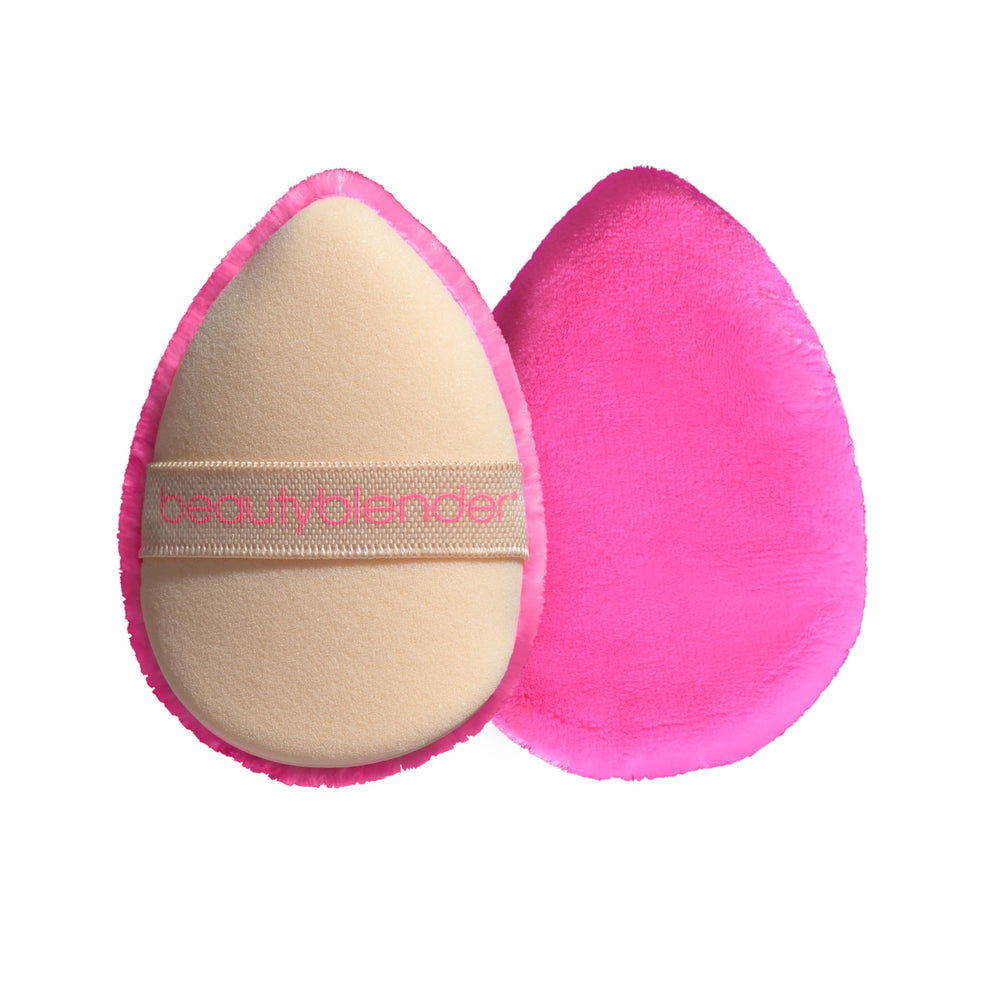 Beautyblender Pocket Puff, diseño de dos caras, precisión para aplicar polvo con perfil perfecto.