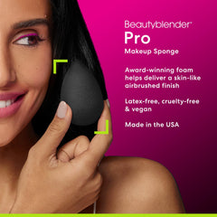 Beautyblender Pro large surface speeds up foundation coverage for quick mornings