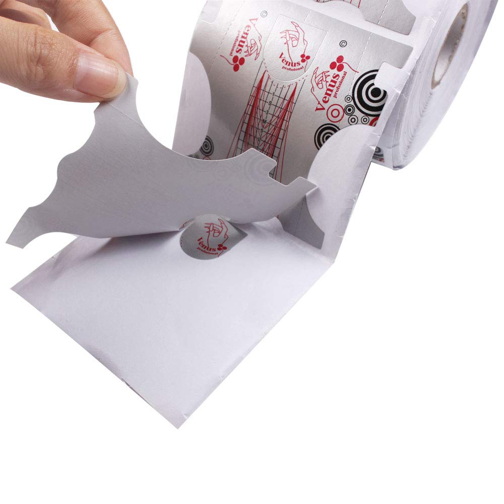 BeautyLeader nail form roll with 500pcs enables quick extensions at home or salon