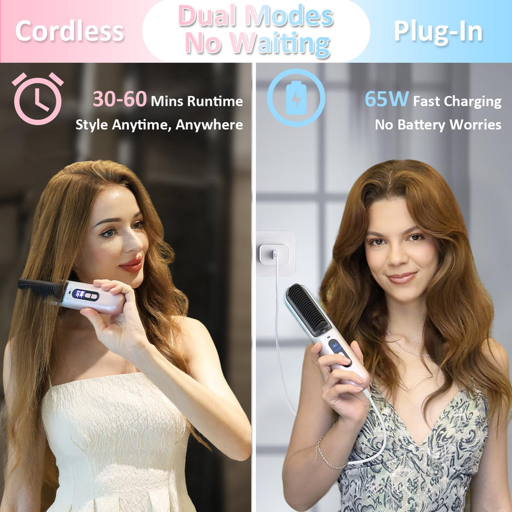 BEAUTYOVO 65W Type-C charger highlights rapid recharge for quick morning styling.