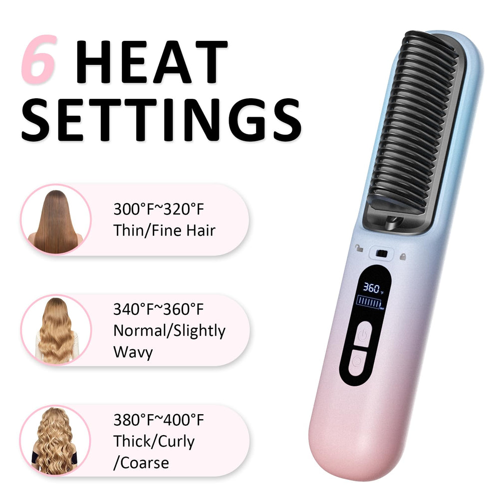 BEAUTYOVO straightener heat settings image shows adjustable warmth for versatile looks.