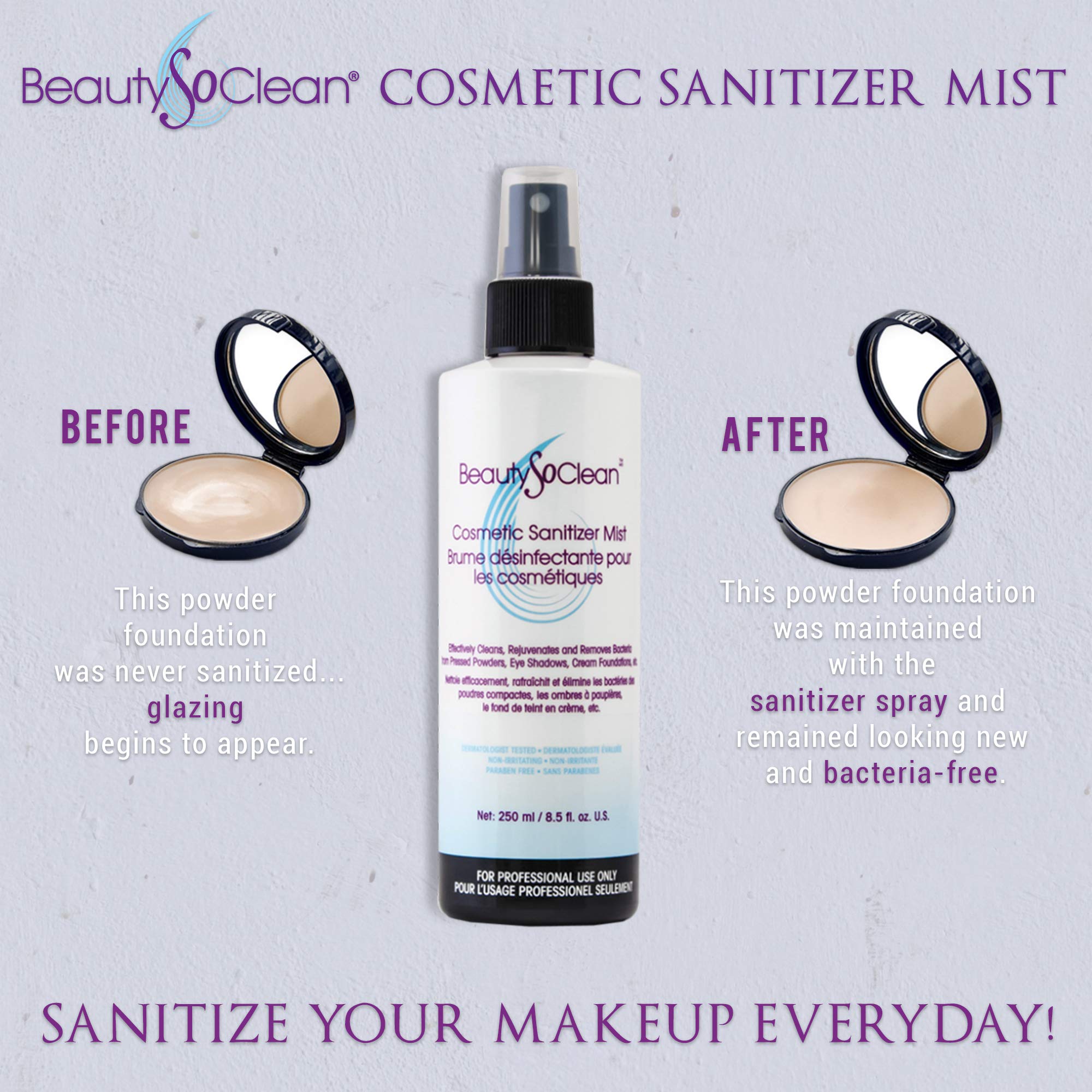 Beautysoclean concealer compact sanitizes surfaces for hygienic touch-ups.