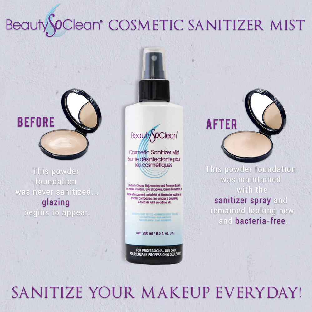 Beautysoclean concealer compact sanitizes surfaces for hygienic touch-ups.