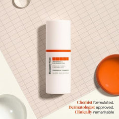 BeautyStat Universal C Skin Refiner application swatch for even skin tone