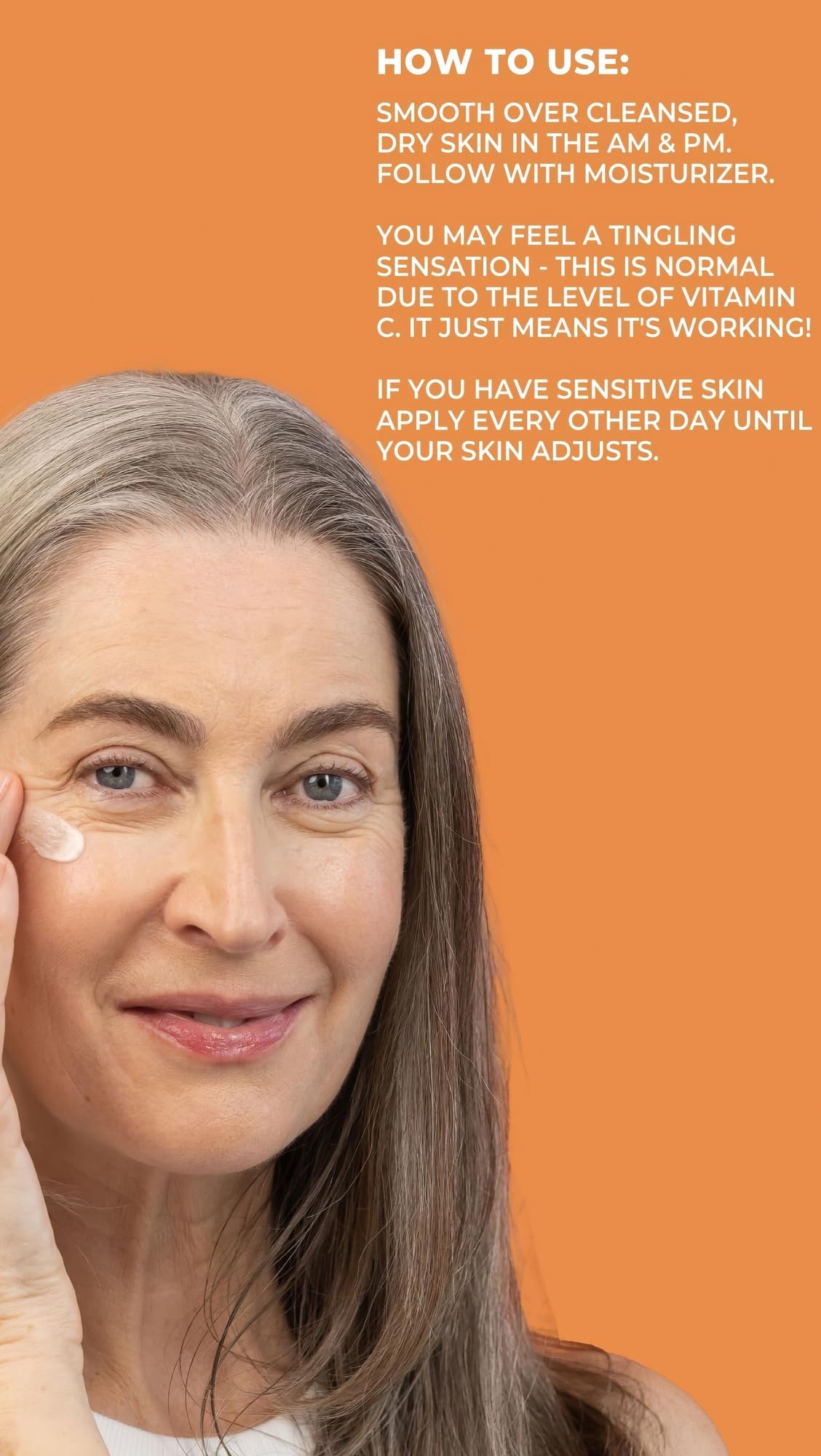 BeautyStat Universal C Skin Refiner after application showing radiant look