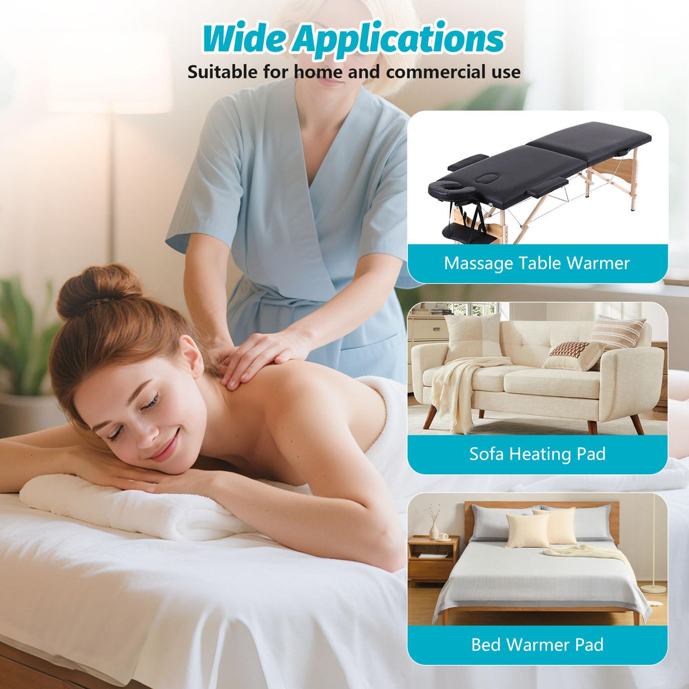 BECALIN 30x71 inch size fits standard massage tables for broad coverage