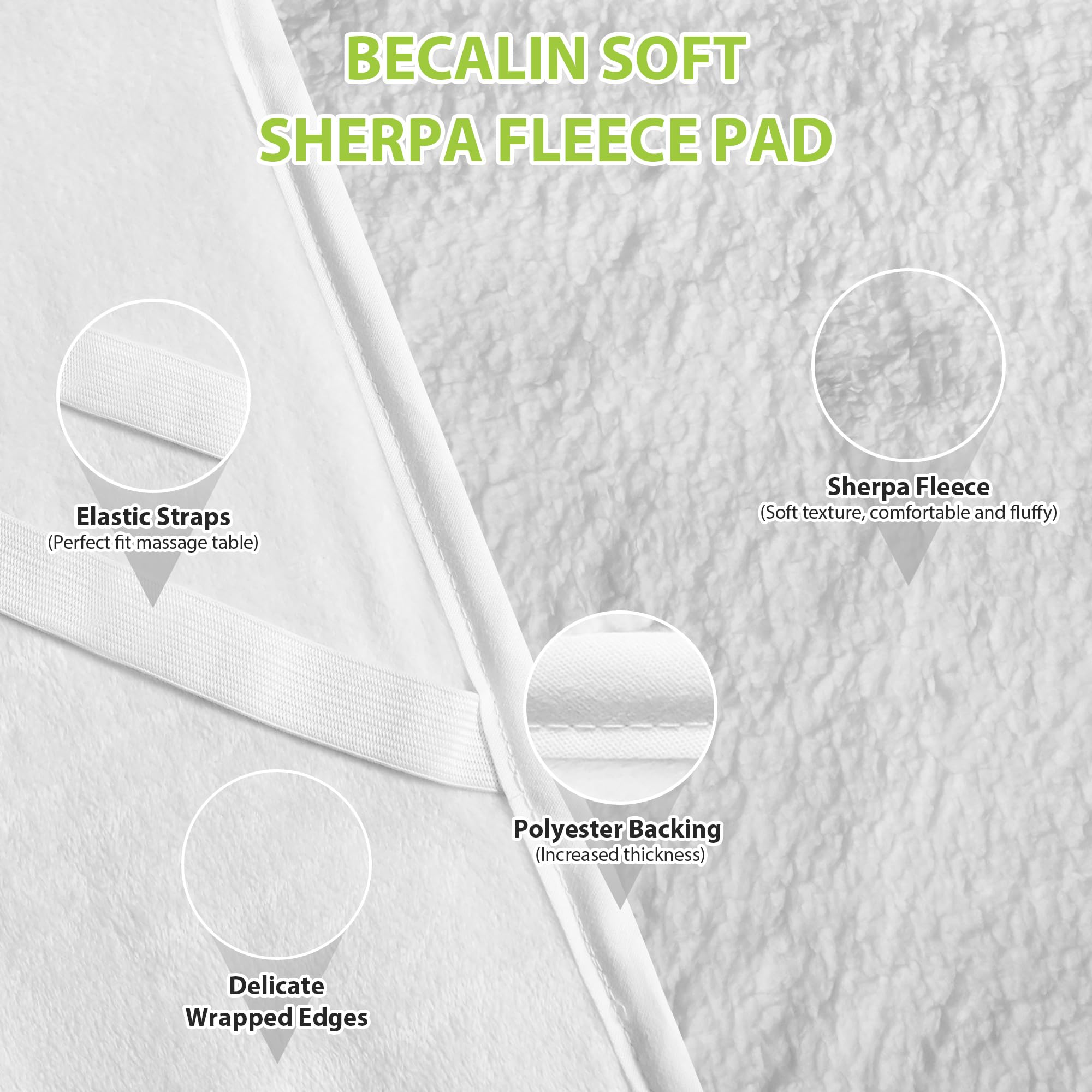 BECALIN 30x71 standard size fit for most massage tables